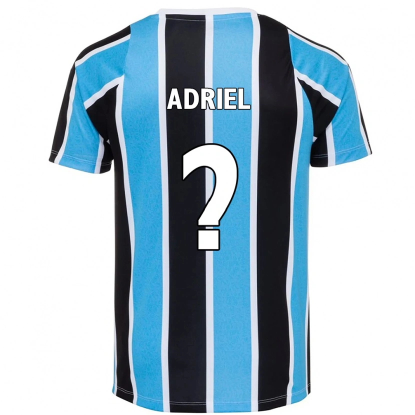 Danxen Criança Camisola Adriel #0 Azul Preto Branco Principal 2025/26 Camisa Brasil