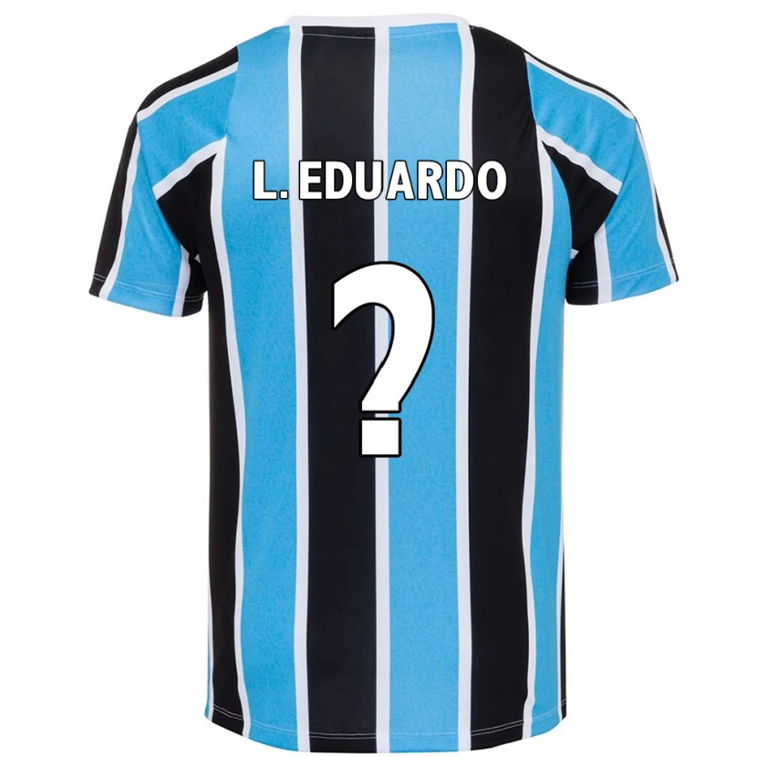 Danxen Criança Camisola Luis Eduardo #0 Azul Preto Branco Principal 2025/26 Camisa Brasil