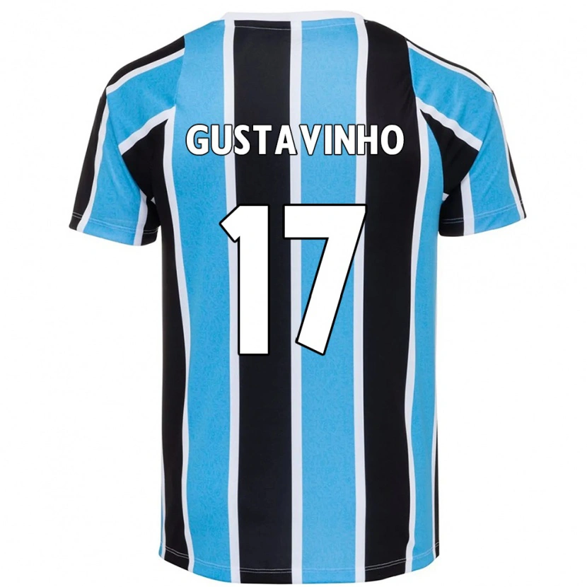 Danxen Criança Camisola Gustavinho #17 Azul Preto Branco Principal 2025/26 Camisa Brasil