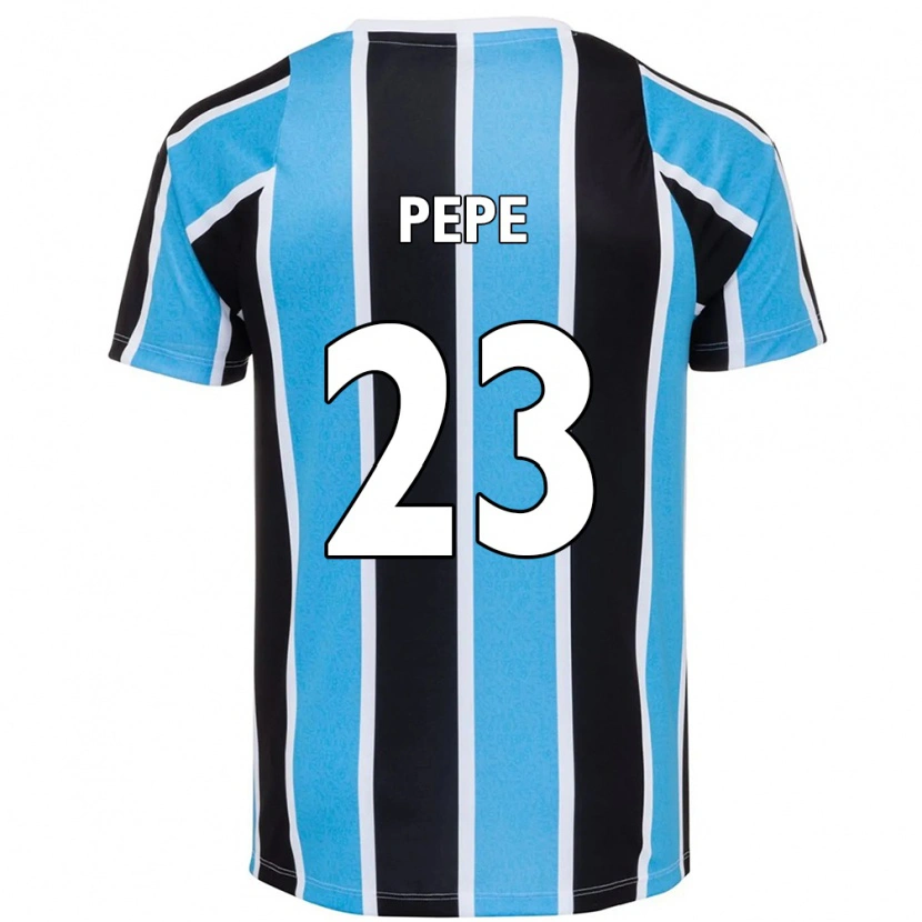 Danxen Criança Camisola Pepê #23 Azul Preto Branco Principal 2025/26 Camisa Brasil