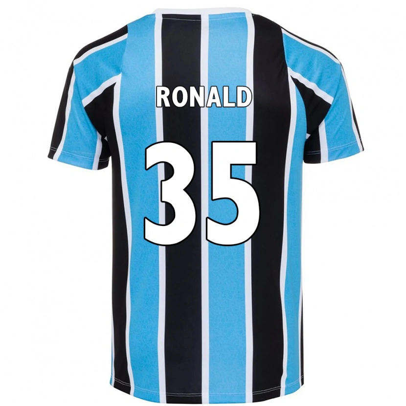 Danxen Criança Camisola Ronald #35 Azul Preto Branco Principal 2025/26 Camisa Brasil