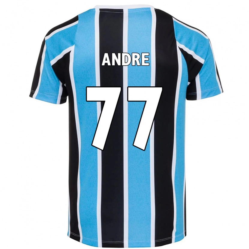 Danxen Criança Camisola André Henrique #77 Azul Preto Branco Principal 2025/26 Camisa Brasil
