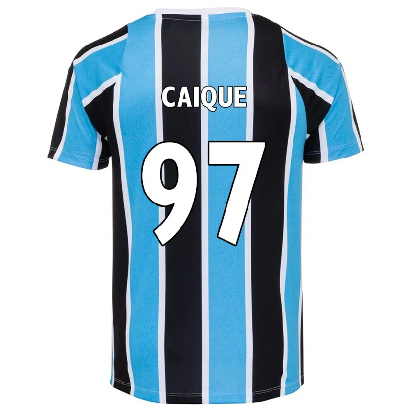 Danxen Criança Camisola Caíque #97 Azul Preto Branco Principal 2025/26 Camisa Brasil