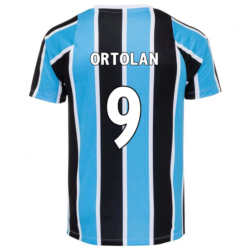 Danxen Criança Camisola Dani Ortolan #9 Azul Preto Branco Principal 2025/26 Camisa Brasil