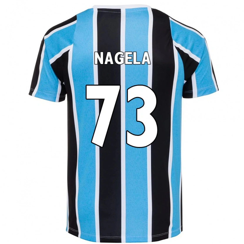 Danxen Criança Camisola Nágela #73 Azul Preto Branco Principal 2025/26 Camisa Brasil