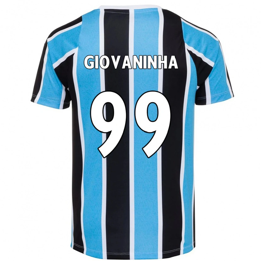 Danxen Criança Camisola Giovaninha #99 Azul Preto Branco Principal 2025/26 Camisa Brasil