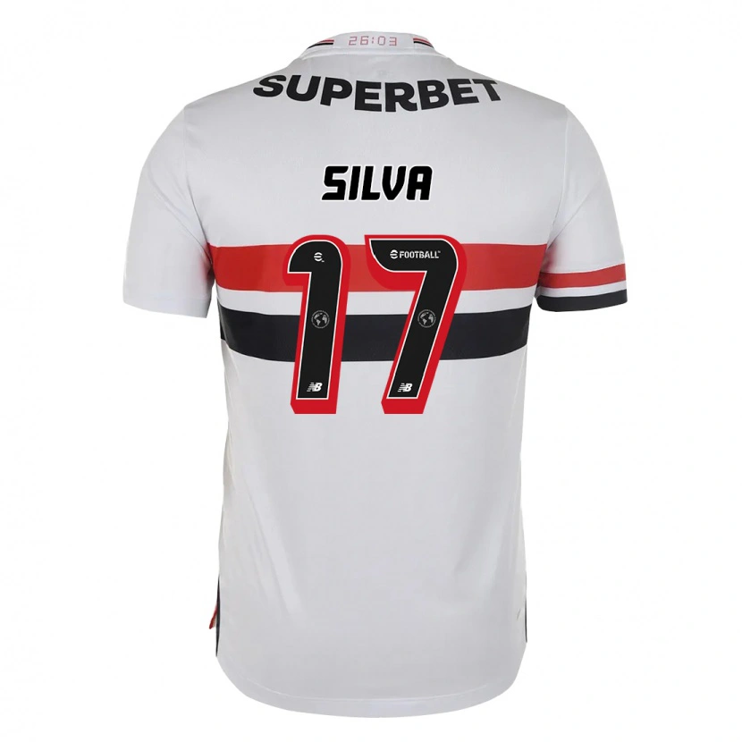 Danxen Criança Camisola André Silva #17 Vermelho Preto Branco Principal 2025/26 Camisa Brasil