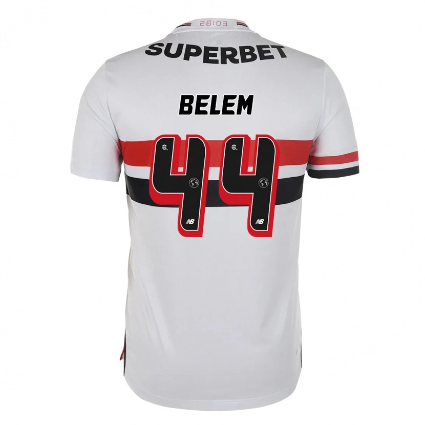 Danxen Criança Camisola Matheus Belém #44 Vermelho Preto Branco Principal 2025/26 Camisa Brasil