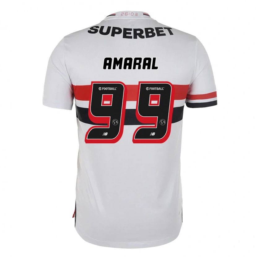 Danxen Criança Camisola Vitória Amaral #99 Vermelho Preto Branco Principal 2025/26 Camisa Brasil
