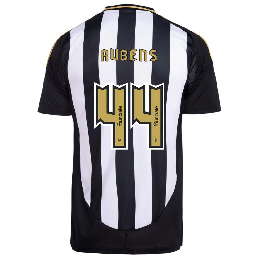 Danxen Criança Camisola Rubens #44 Branco Preto Principal 2025/26 Camisa Brasil