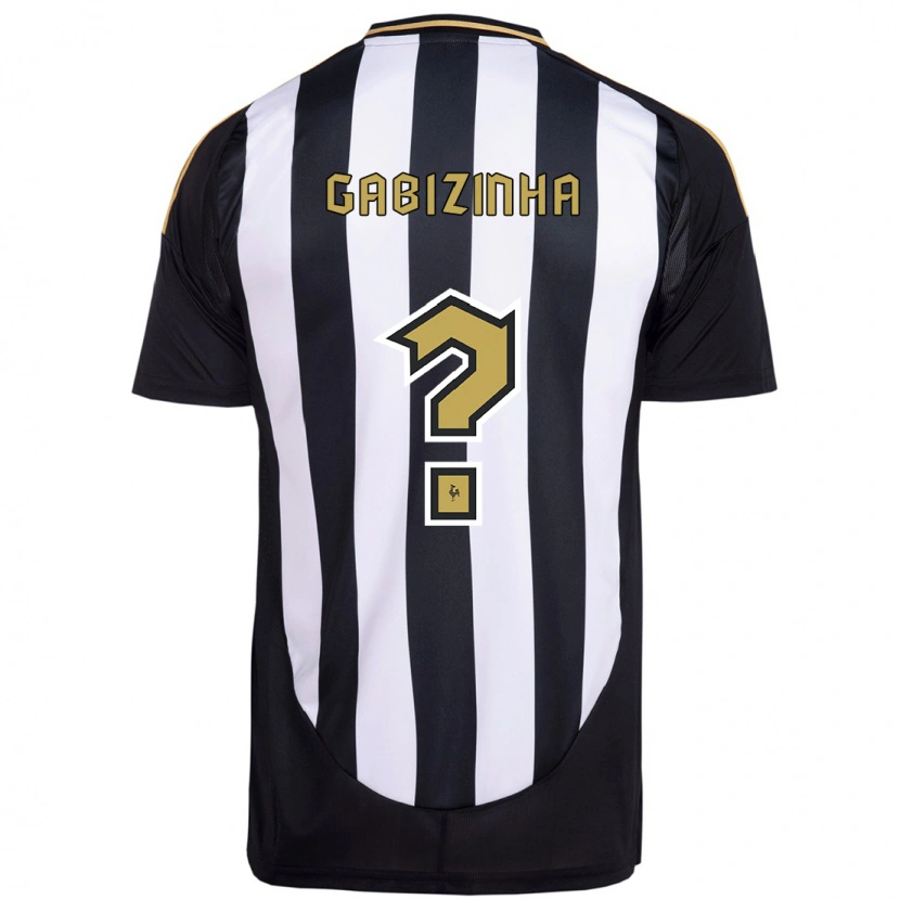 Danxen Criança Camisola Gabizinha #0 Branco Preto Principal 2025/26 Camisa Brasil