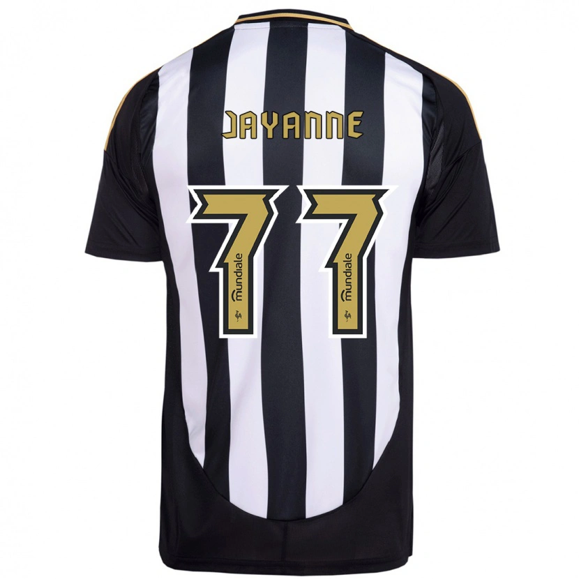 Danxen Criança Camisola Jayanne #77 Branco Preto Principal 2025/26 Camisa Brasil