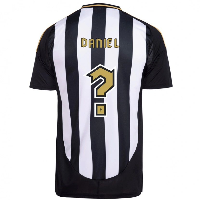Danxen Criança Camisola Daniel #0 Branco Preto Principal 2025/26 Camisa Brasil