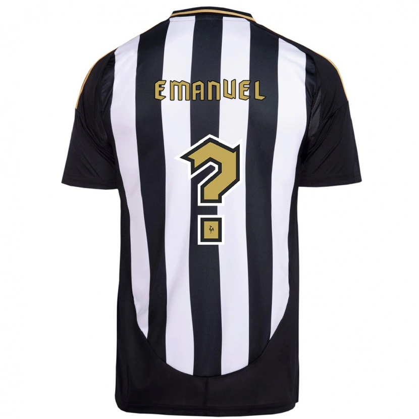 Danxen Criança Camisola Emanuel #0 Branco Preto Principal 2025/26 Camisa Brasil