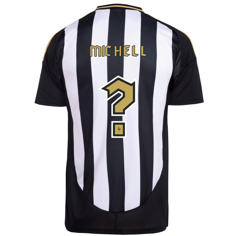 Danxen Criança Camisola Victor Michell #0 Branco Preto Principal 2025/26 Camisa Brasil