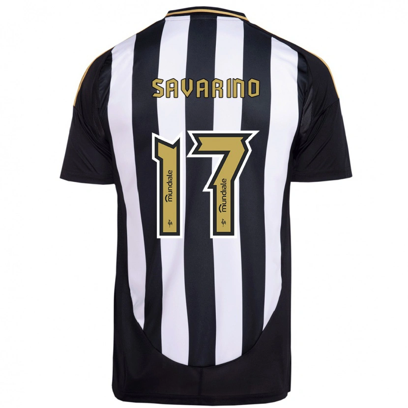 Danxen Criança Camisola Jefferson Savarino #17 Branco Preto Principal 2025/26 Camisa Brasil