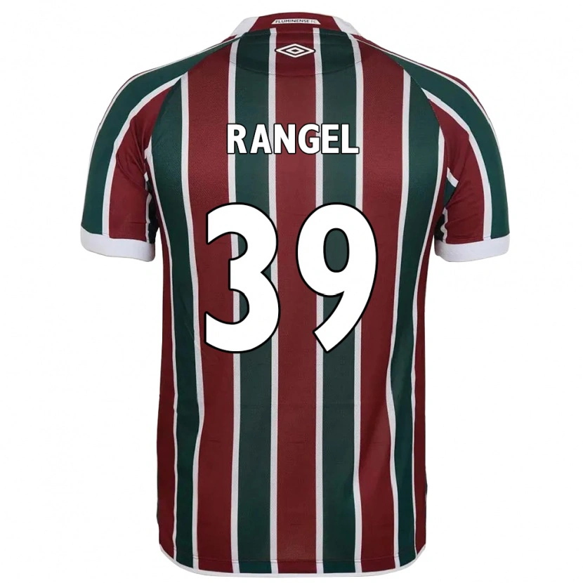 Danxen Criança Camisola Pedro Rangel #39 Verde Bordô Branco Principal 2025/26 Camisa Brasil