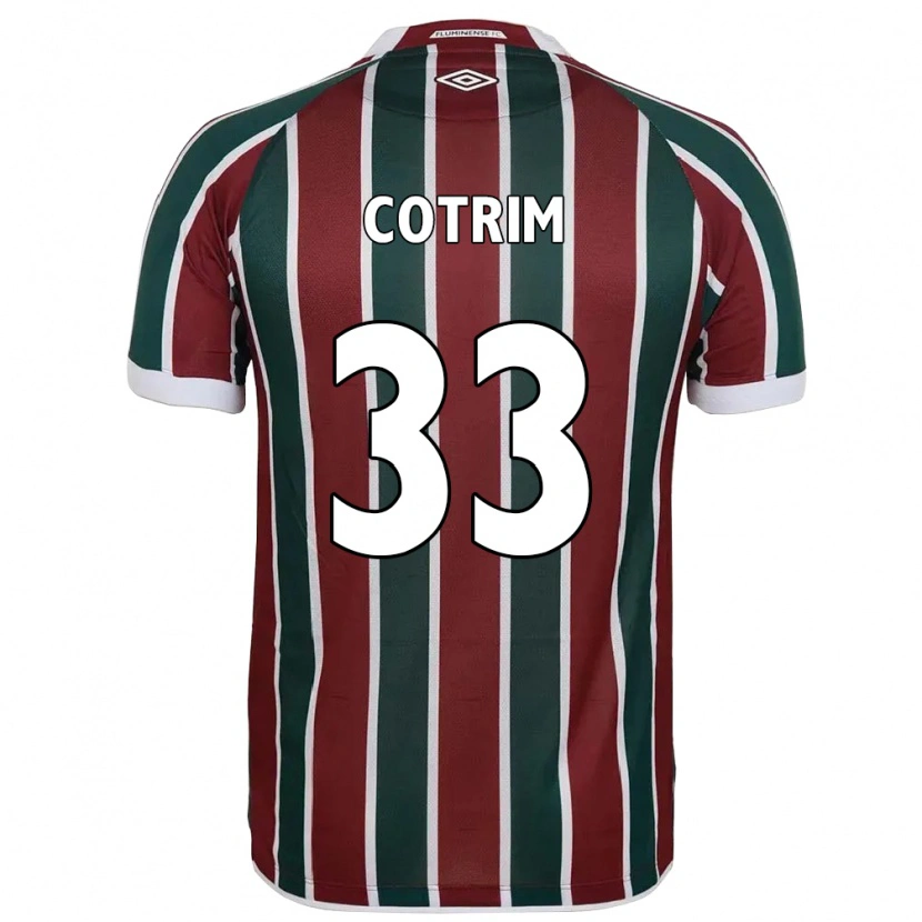 Danxen Criança Camisola Bruna Cotrim #33 Verde Bordô Branco Principal 2025/26 Camisa Brasil