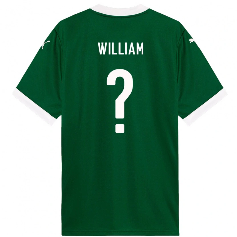 Danxen Criança Camisola William #0 Verde Branco Principal 2025/26 Camisa Brasil