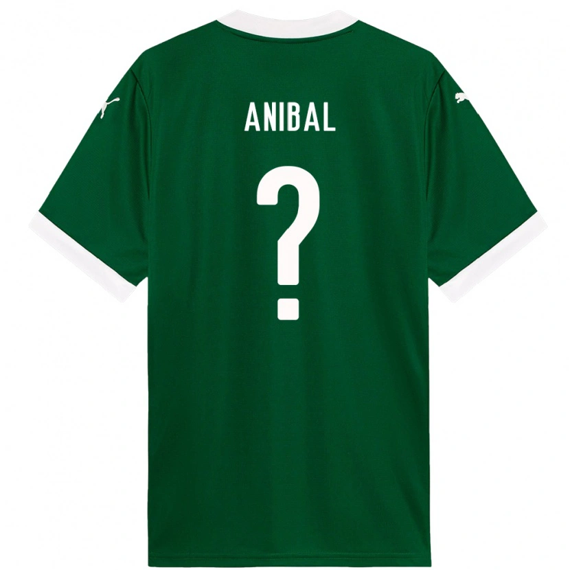 Danxen Criança Camisola Anibal #0 Verde Branco Principal 2025/26 Camisa Brasil