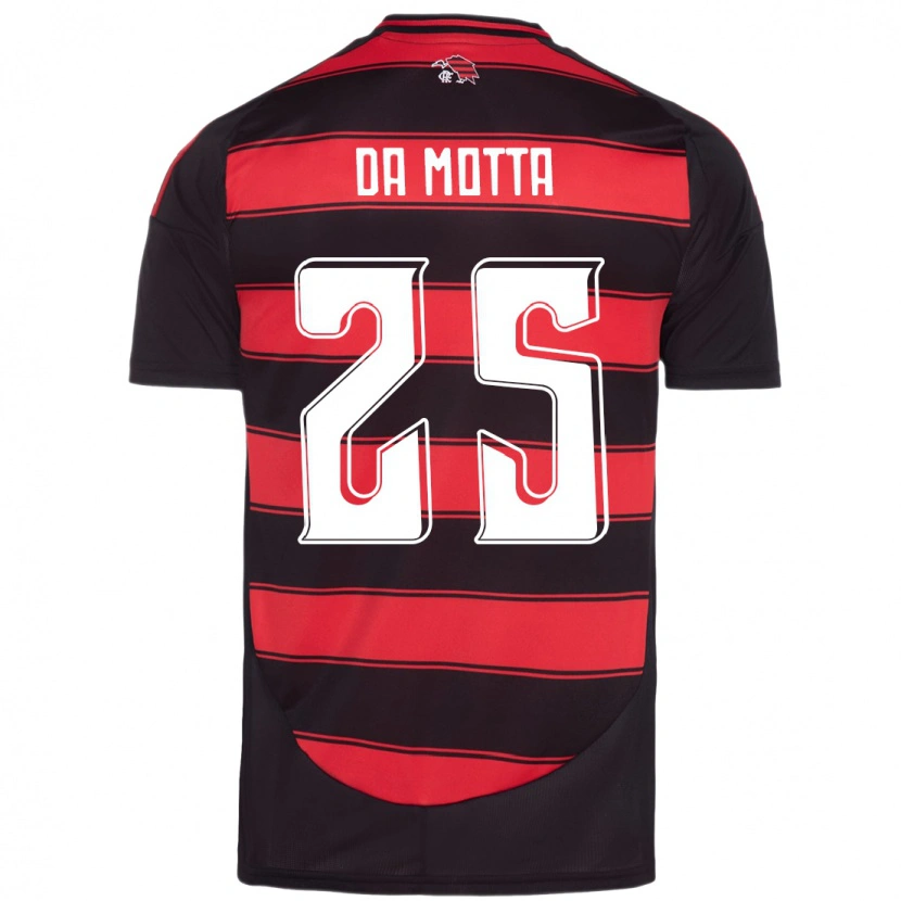 Danxen Criança Camisola Piris Da Motta #25 Vermelho Preto Principal 2025/26 Camisa Brasil
