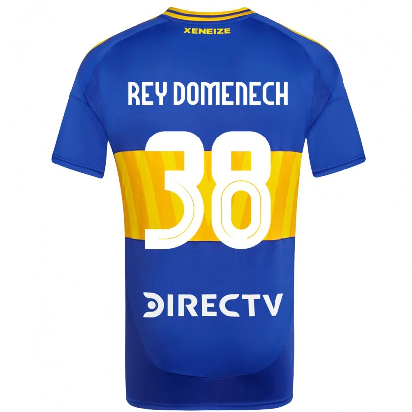 Danxen Criança Camisola Camilo Rey Domenech #38 Azul Royal Amarelo Principal 2025/26 Camisa Brasil