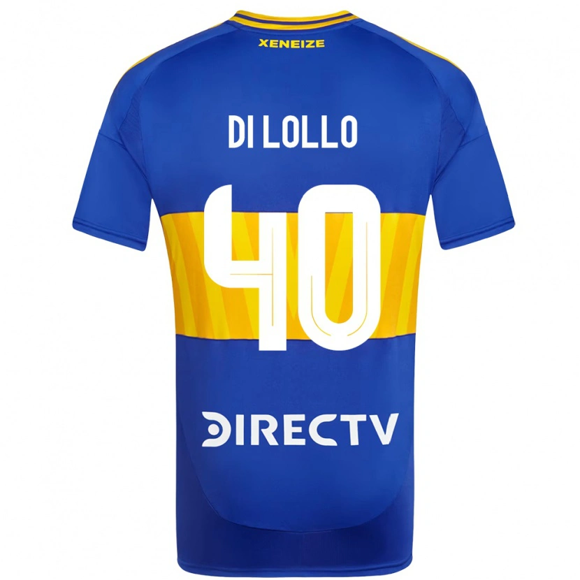 Danxen Criança Camisola Lautaro Di Lollo #40 Azul Royal Amarelo Principal 2025/26 Camisa Brasil
