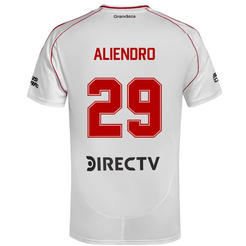 Danxen Criança Camisola Rodrigo Aliendro #29 Branco Vermelho Principal 2025/26 Camisa Brasil