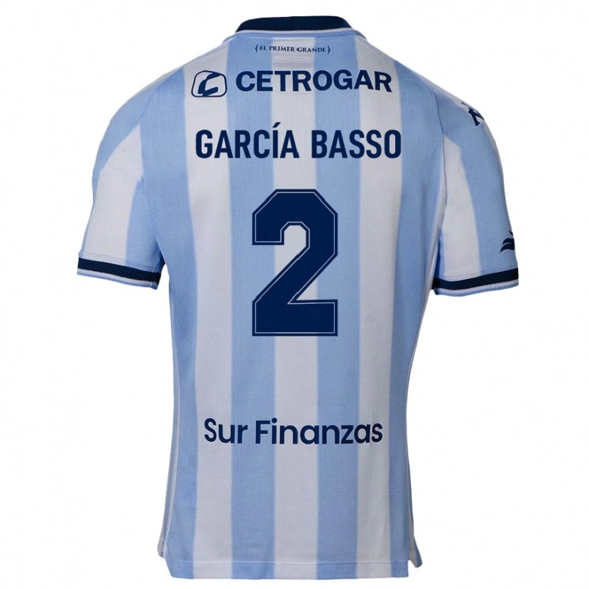 Danxen Criança Camisola Agustín García Basso #2 Azul Celeste Principal 2025/26 Camisa Brasil