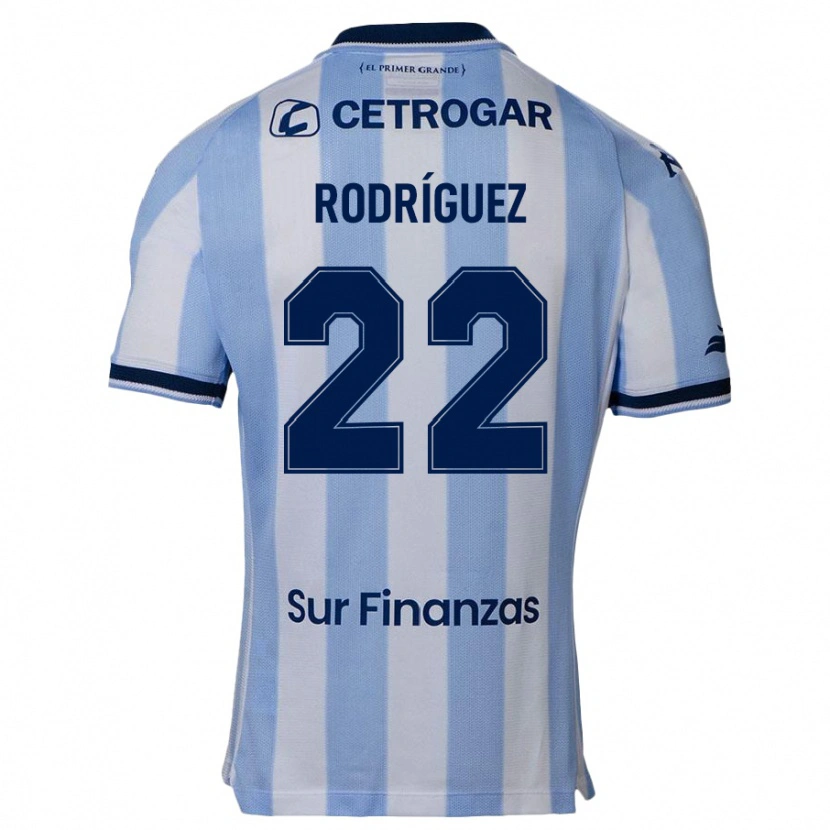 Danxen Criança Camisola Serena Rodríguez #22 Azul Celeste Principal 2025/26 Camisa Brasil