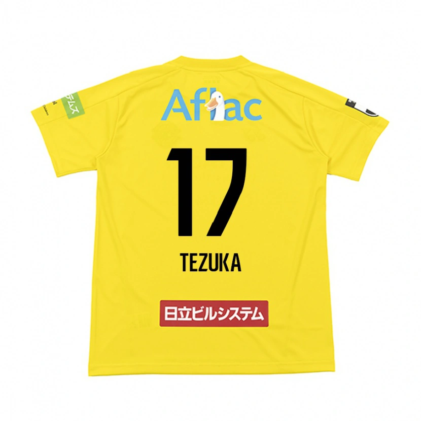 Danxen Criança Camisola Kohei Tezuka #17 Preto Amarelo Principal 2025/26 Camisa Brasil