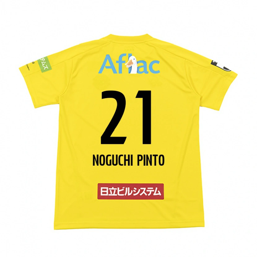Danxen Criança Camisola Amato Noguchi Pinto #21 Preto Amarelo Principal 2025/26 Camisa Brasil