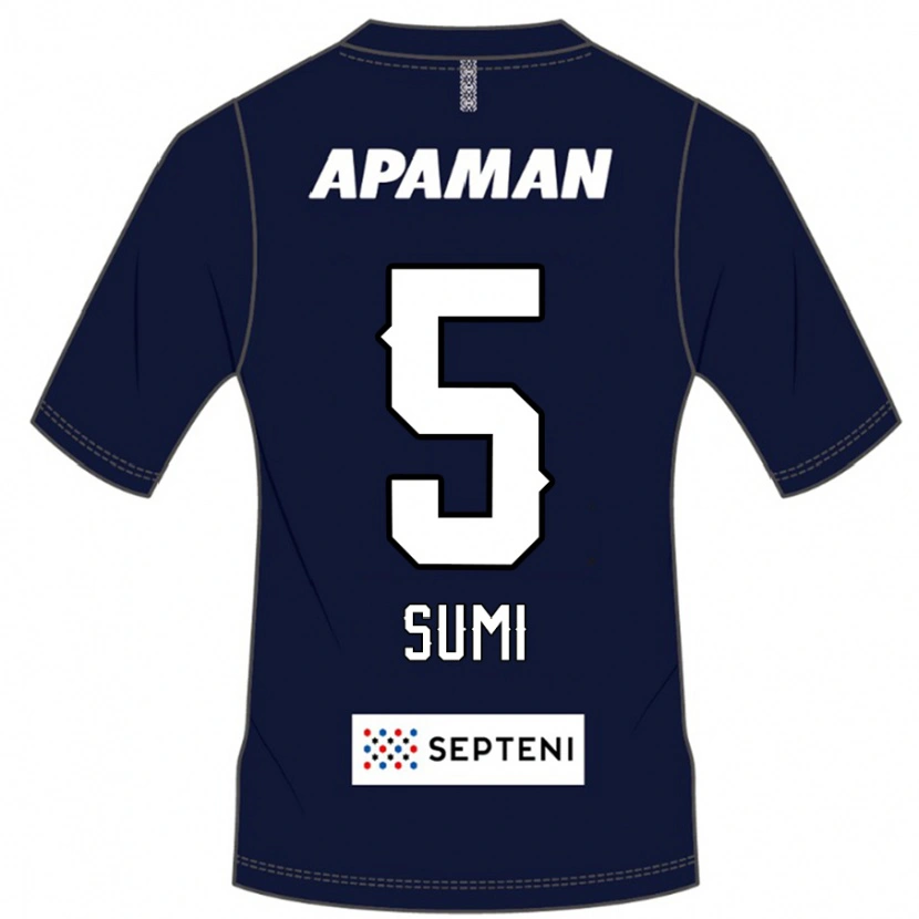 Danxen Criança Camisola Kotaro Sumi #5 Azul Royal Branco Principal 2025/26 Camisa Brasil