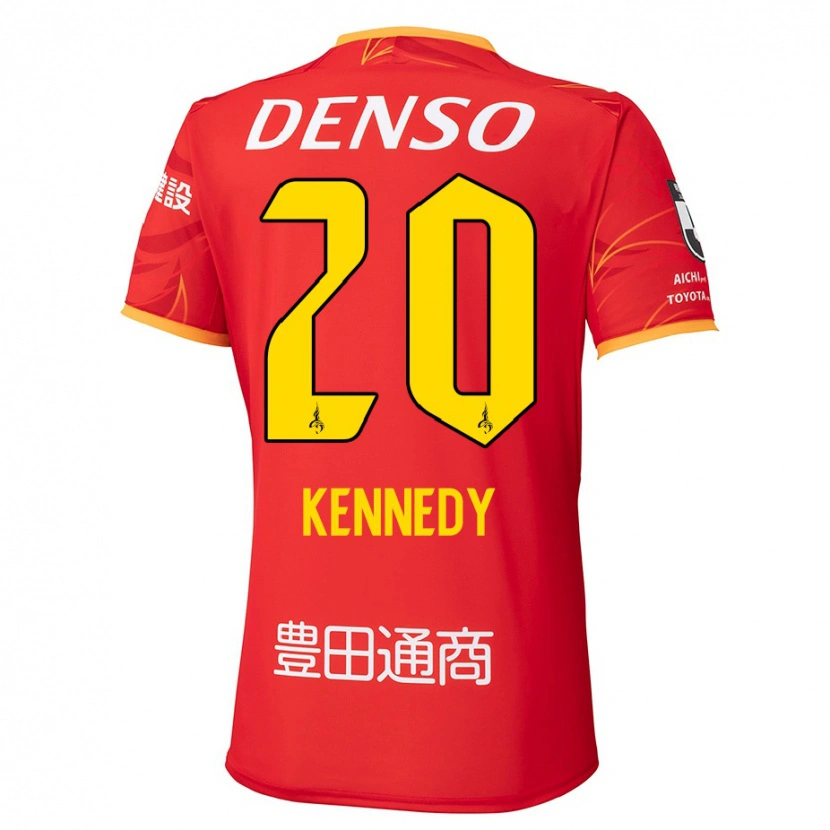 Danxen Criança Camisola Kennedy Egbus Mikuni #20 Vermelho Amarelo Principal 2025/26 Camisa Brasil