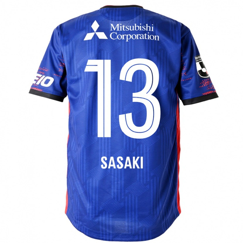 Danxen Criança Camisola Shoei Sasaki #13 Azul Royal Branco Principal 2025/26 Camisa Brasil