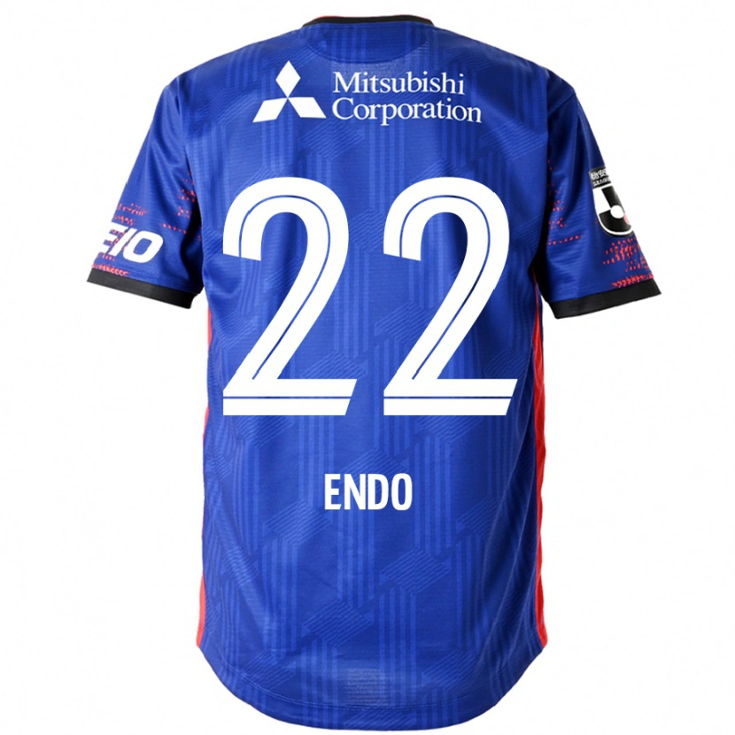 Danxen Criança Camisola Keita Endo #22 Azul Royal Branco Principal 2025/26 Camisa Brasil