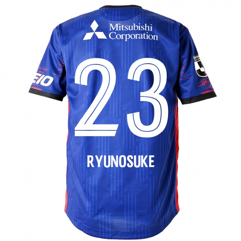 Danxen Criança Camisola Ryunosuke Sato #23 Azul Royal Branco Principal 2025/26 Camisa Brasil
