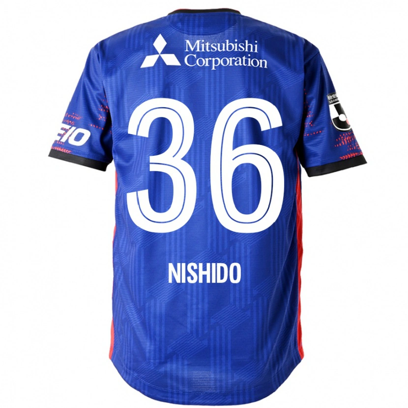 Danxen Criança Camisola Hisatoshi Nishido #36 Azul Royal Branco Principal 2025/26 Camisa Brasil