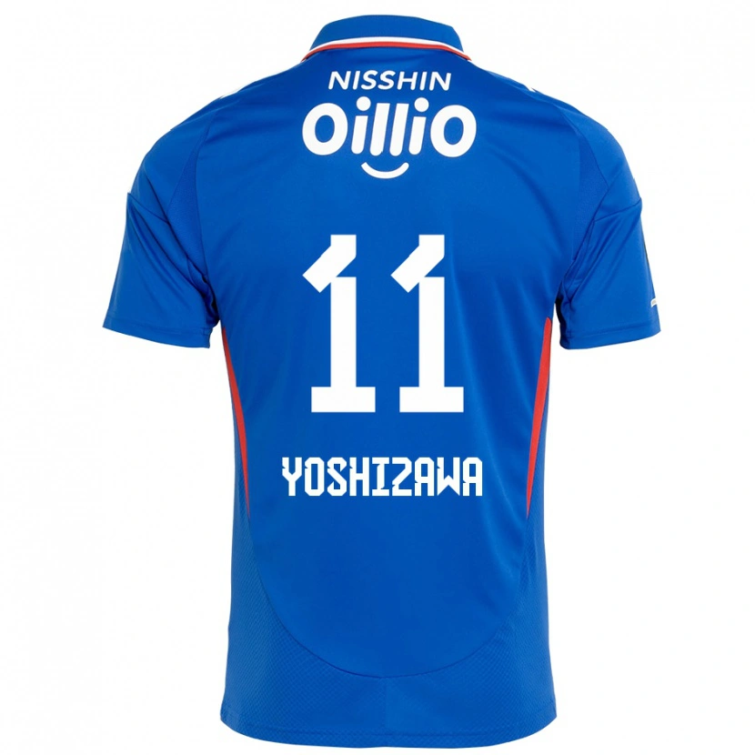 Danxen Criança Camisola Mirai Yoshizawa #11 Azul Royal Branco Principal 2025/26 Camisa Brasil