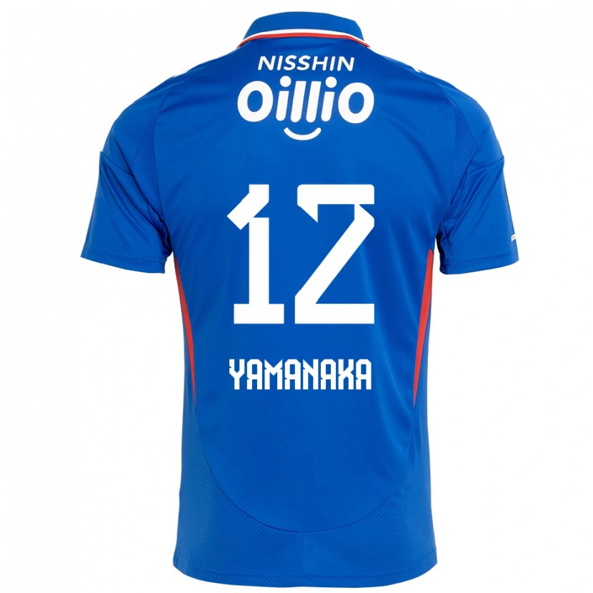 Danxen Criança Camisola Yuki Yamanaka #12 Azul Royal Branco Principal 2025/26 Camisa Brasil