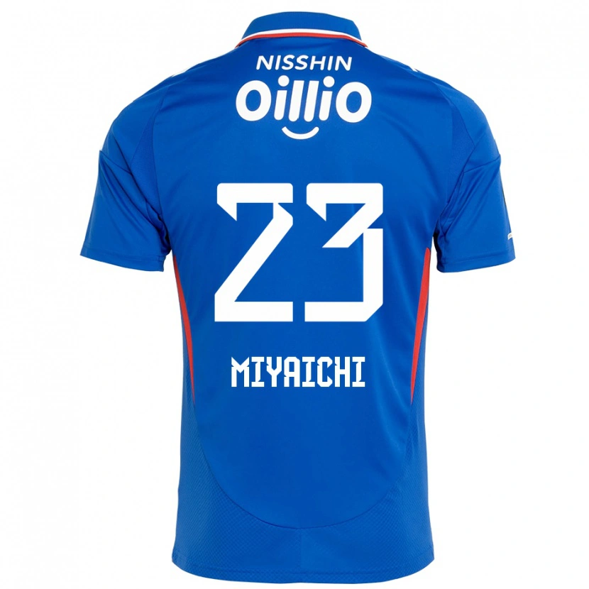 Danxen Criança Camisola Ryo Miyaichi #23 Azul Royal Branco Principal 2025/26 Camisa Brasil