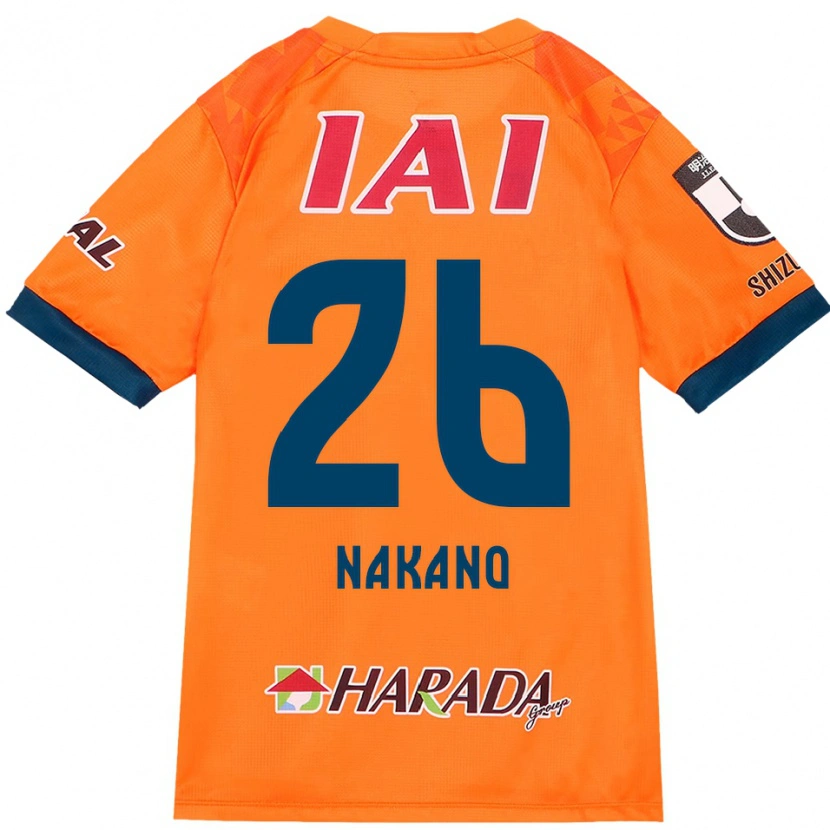 Danxen Criança Camisola Takeru Nakano #26 Laranja Vermelho Principal 2025/26 Camisa Brasil