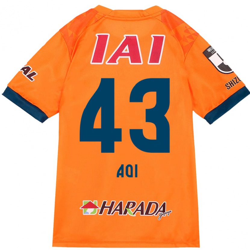 Danxen Criança Camisola Aoi Ando #43 Laranja Vermelho Principal 2025/26 Camisa Brasil