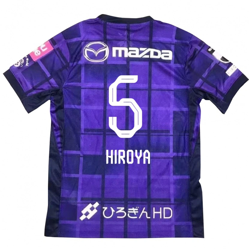 Danxen Criança Camisola Hiroya Matsumoto #5 Roxo Laranja Principal 2025/26 Camisa Brasil
