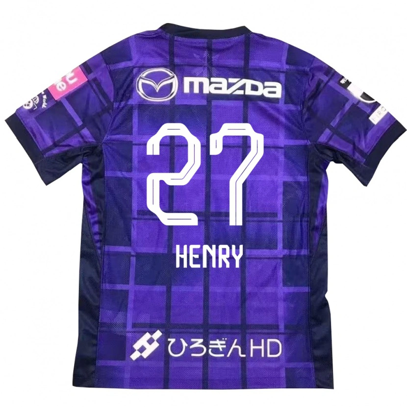 Danxen Criança Camisola Osamu Henry Iyoha #27 Roxo Laranja Principal 2025/26 Camisa Brasil