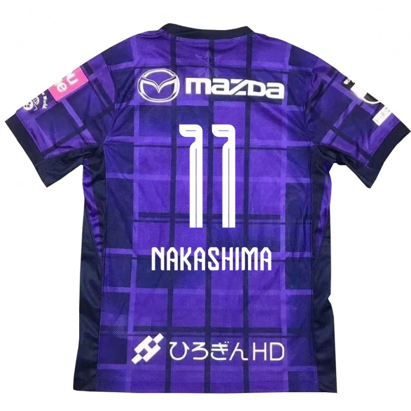 Danxen Criança Camisola Yoshino Nakashima #11 Roxo Laranja Principal 2025/26 Camisa Brasil