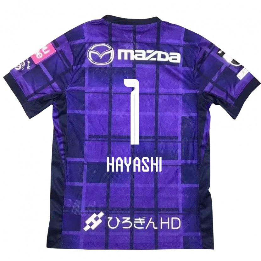 Danxen Criança Camisola Takuto Hayashi #1 Roxo Laranja Principal 2025/26 Camisa Brasil
