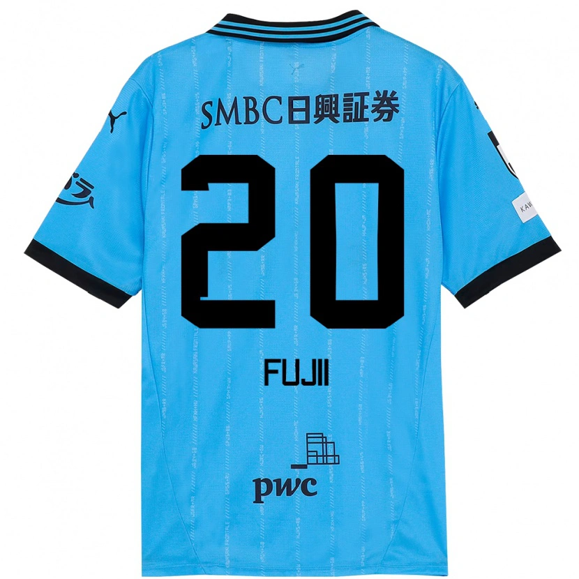 Danxen Criança Camisola Rensuke Fujii #20 Azul Celeste Preto Principal 2025/26 Camisa Brasil