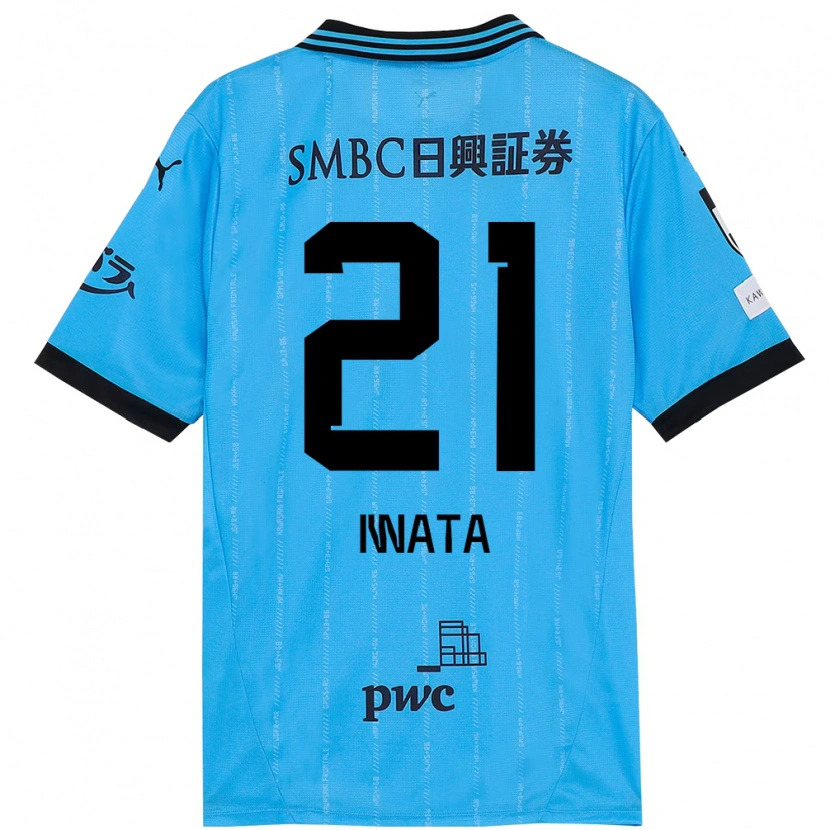 Danxen Criança Camisola Kantaro Iwata #21 Azul Celeste Preto Principal 2025/26 Camisa Brasil