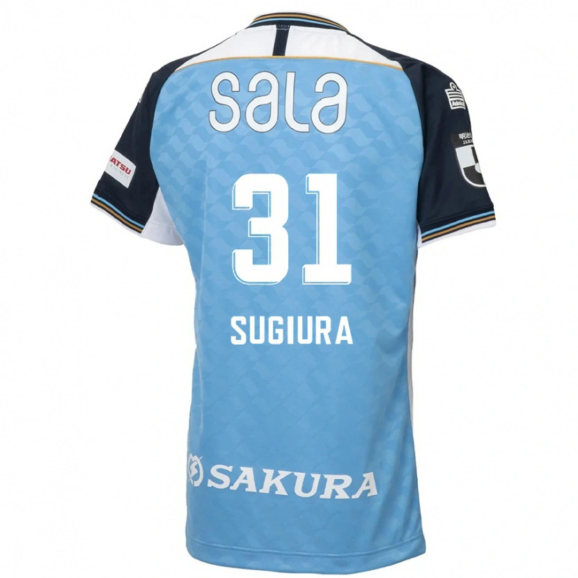 Danxen Criança Camisola Rinnosuke Sugiura #31 Azul Celeste Preto Principal 2025/26 Camisa Brasil